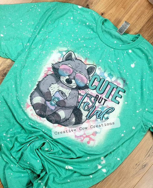 Cute But Feral Raccoon WITH BLANK CAN Shirt / Sweatshirt