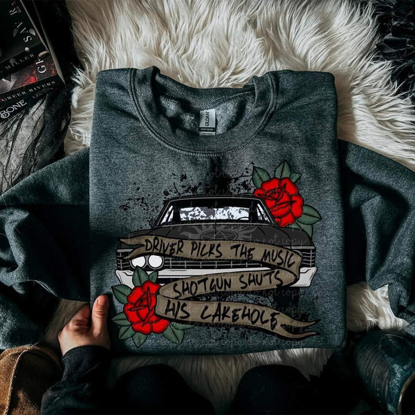 Driver / Shotgun shirt / sweatshirt