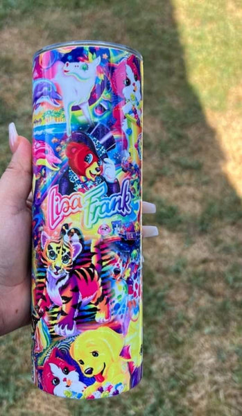 Neon Nostalgic 20oz Skinny Tumbler