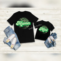 Leopard Green Mama St Pattys (matching mini sold seperately) shirt / sweatshirt