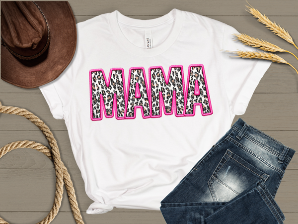 Pink Leopard Mama shirt / sweatshirt