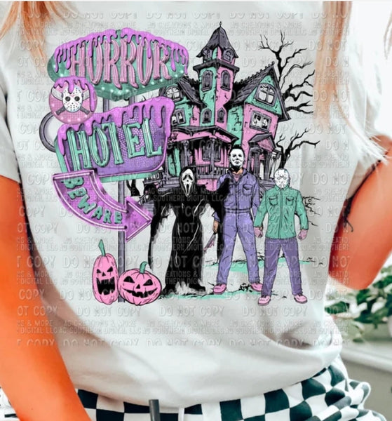 Horror Hotel Pastels shirt / sweatshirt