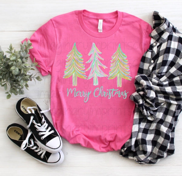 Pink Christmas Tree shirt / sweatshirt