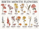 Birth Flowers Bundle shirt / sweatshirt