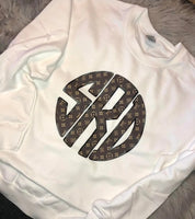 Boujee Monogram shirt / sweatshirt