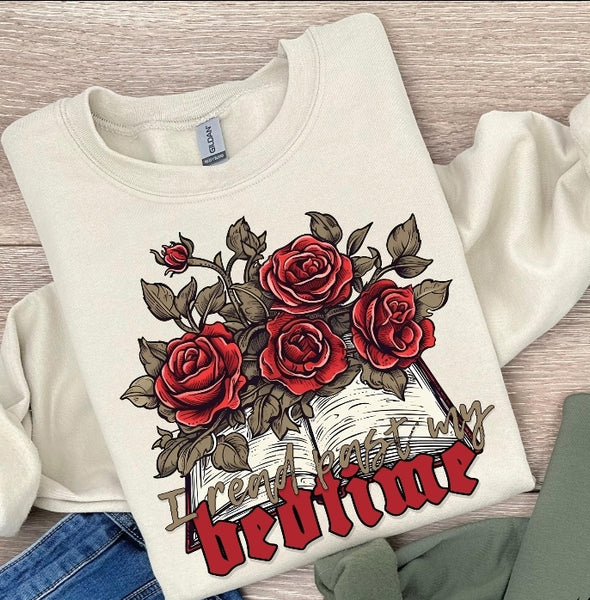 I Read Past My Bedtime shirt / sweatshirt