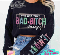 Bad Bitch Energy shirt / sweatshirt
