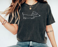 Western Dachshund shirt / sweatshirt