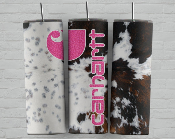 Cowhide 20oz Skinny Tumbler
