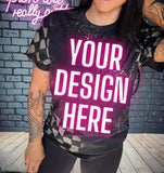 Black Bleached Shirts - Choose Your Design & Pattern shirt / sweatshirt