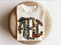 Teacher Monogram Shirt