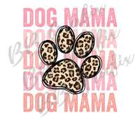 Dog Mama Leopard Shirt