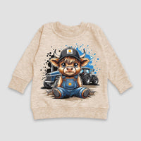 Farmer Highland Cow shirt / sweatshirt
