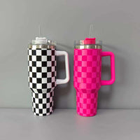 40oz Checkered Tumblers