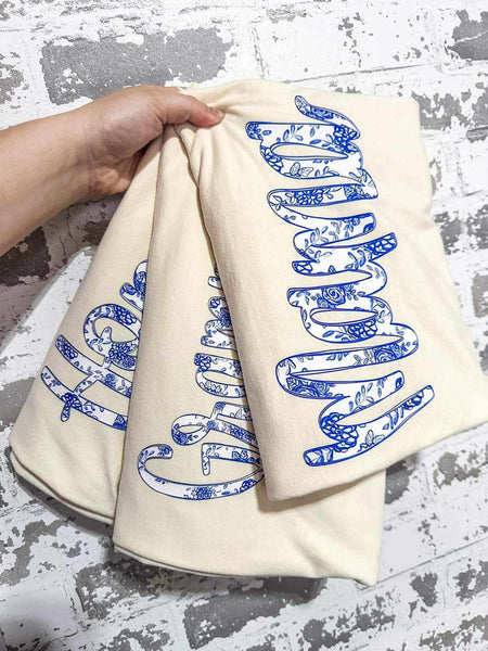 Blue Floral Mama, etc shirt / sweatshirt
