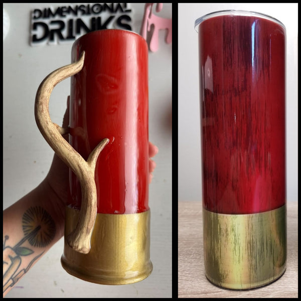 Antler Shotgun Shell Tumbler