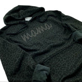 Custom Black Leopard Hoodie