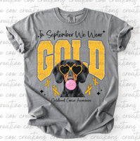 In September We Wear Gold Dachshund shirt / sweatshirt