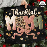 Thankful Mama Faux Yarn shirt / sweatshirt