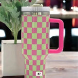40oz Checkered Tumblers