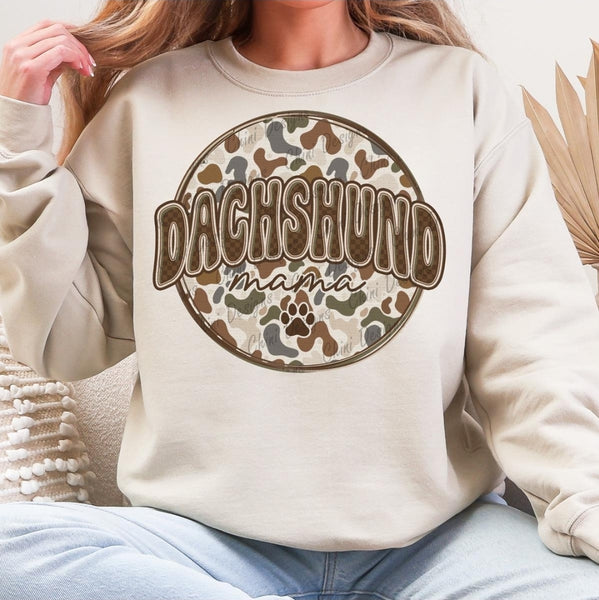 Dachshund Mama Camo shirt / sweatshirt