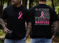 October Breast Cancer Awareness Flag shirt / sweatshirt
