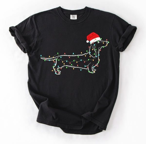 Christmas Lights Dachshund shirt / sweatshirt