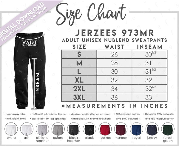 2XL ON HAND SWEATPANTS