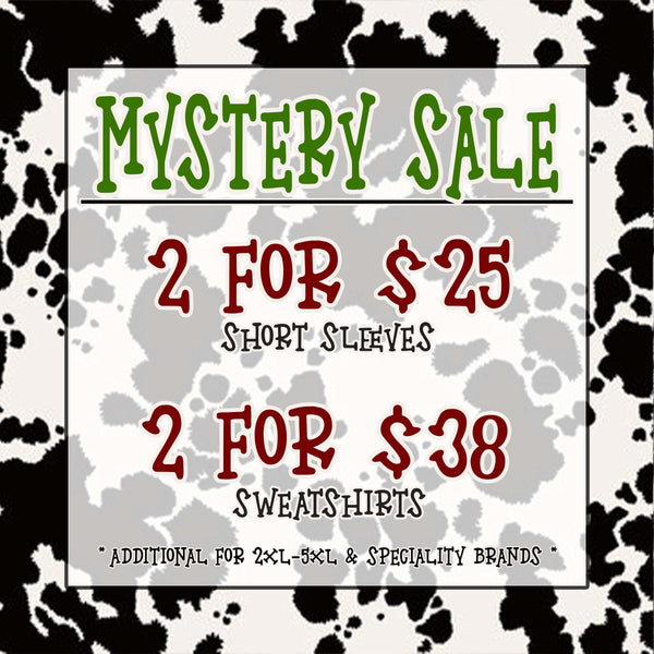 MYSTERY SHIRTS / SWEATSHIRTS