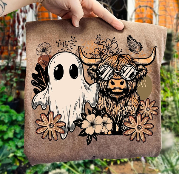 Hippy Ghost Cow shirt / sweatshirt