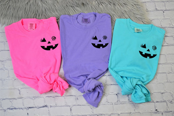 Pumpkin Monogram shirt / sweatshirt