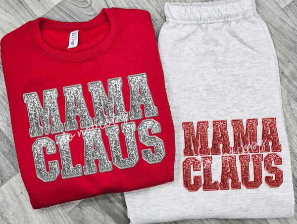 Mama Claus Sweatshirts & Sweatpants SETS