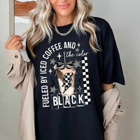 Fueled By Iced Coffee & The Color Black shirt / sweatshirt