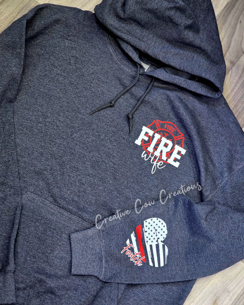 Personalized Fire Wife shirt / sweatshirt