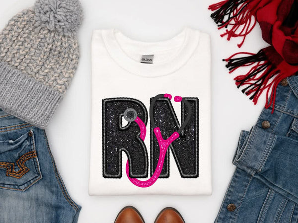 Black Pink RN shirt / sweatshirt