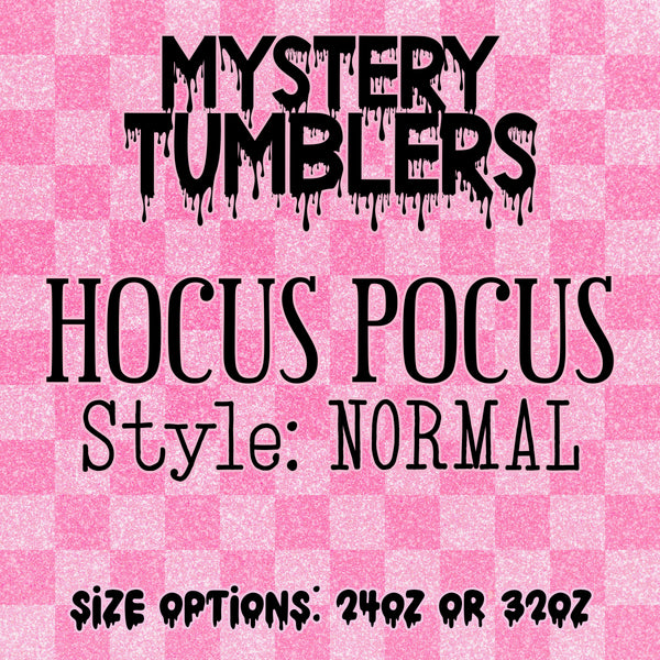 Mystery Tumbler - Hocus Pocus
