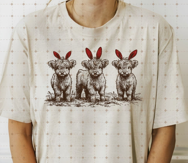 Easter Cow Bunnies shirt / sweatshirt