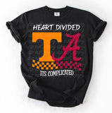 Heart Divided Sports Teams shirt / sweatshirt