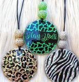 Epoxy Glitter Car Charms