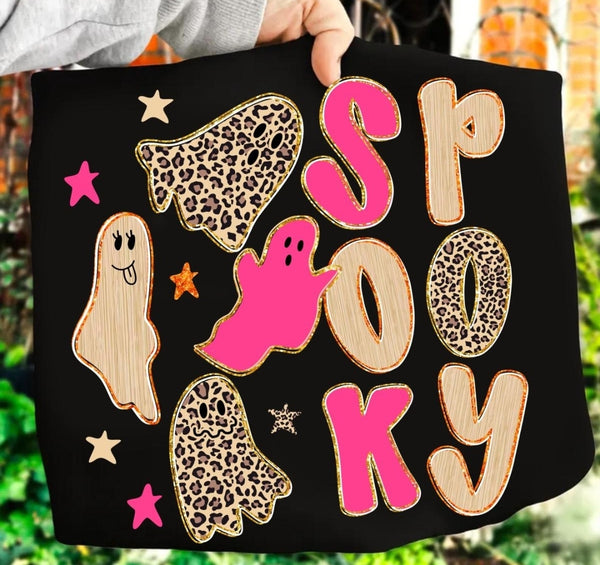 Spooky Pink Leopard shirt / sweatshirt
