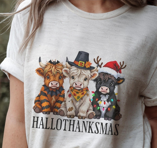 Hallothanksmas Cows shirt / sweatshirt