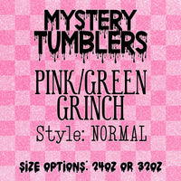 Mystery Tumbler - Pink/Green Grinch