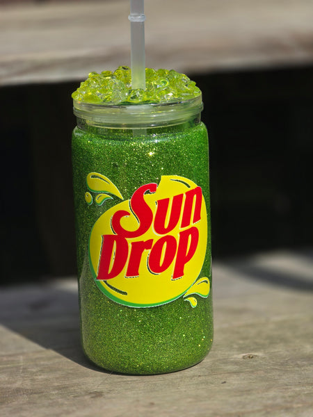 Sun Drop Snow Globe Tumbler