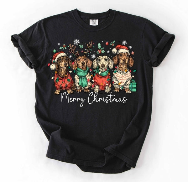 Dachshund Merry Christmas shirt / sweatshirt