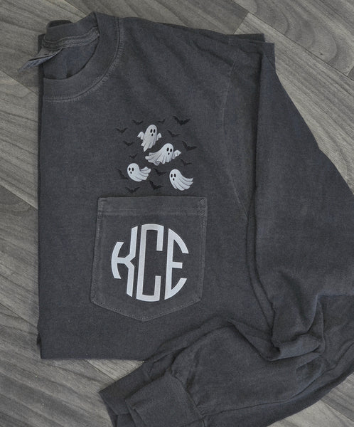 Ghosts Pocket shirt / sweatshirt
