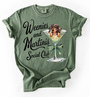Weenies & Martinis Dachshund shirt / sweatshirt