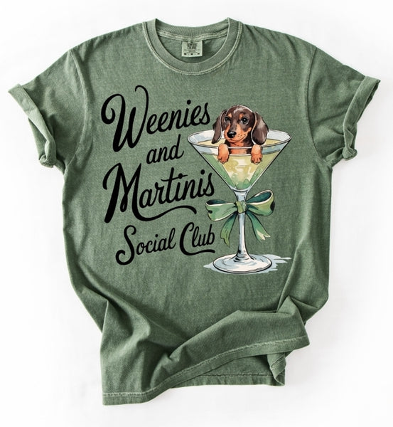 Weenies & Martinis Dachshund shirt / sweatshirt