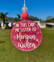 Epoxy Glitter Car Charms