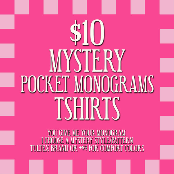 Mystery Pocket Monogram Tshirts