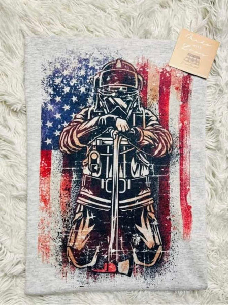 Firefighter Flag shirt / sweatshirt